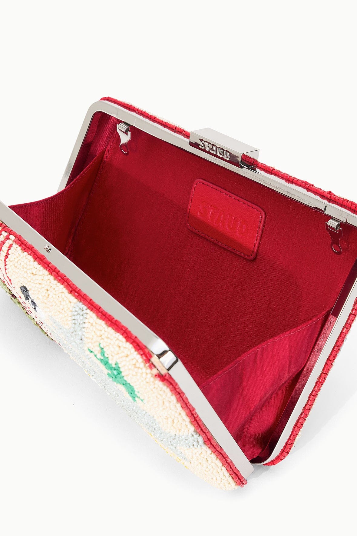 STAUD | Carmella Beaded Clutch California Grown