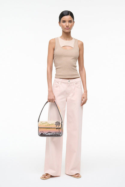 STAUD | Tommy Beaded Bag Santa Monica Sunset