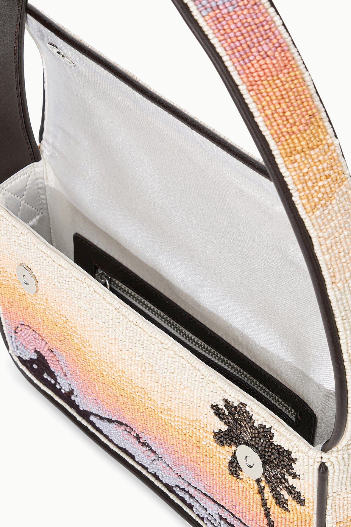 STAUD | Tommy Beaded Bag Santa Monica Sunset