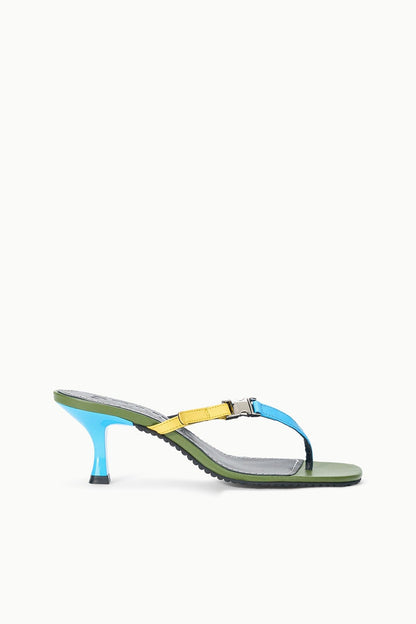 STAUD | Flynn Kitten Heel Fern Multi