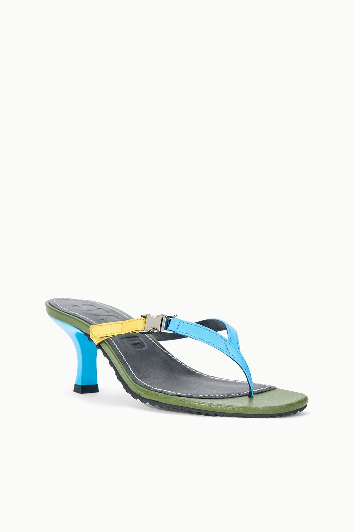 STAUD | Flynn Kitten Heel Fern Multi