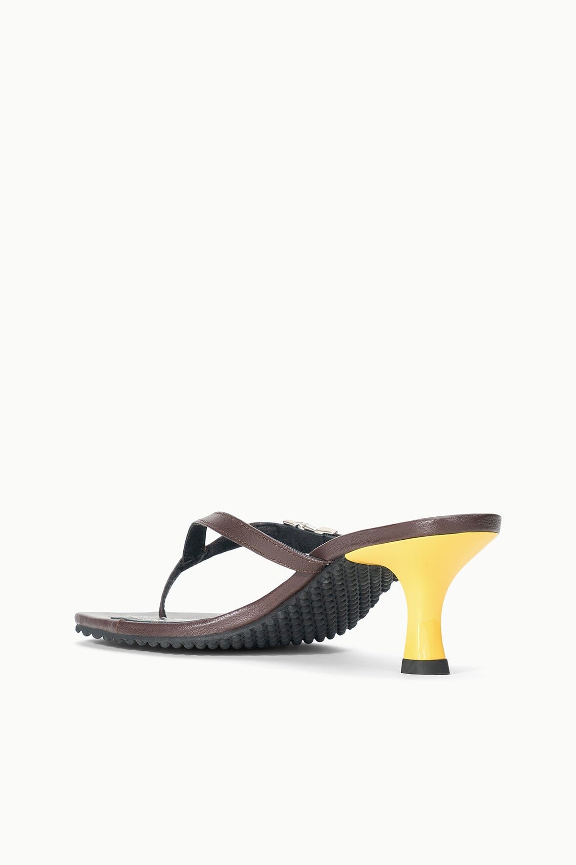 STAUD | Flynn Kitten Heel Espresso Lemon