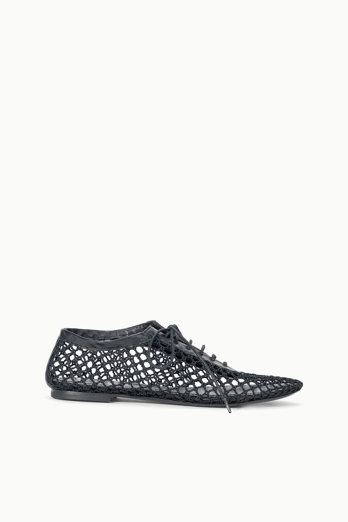 STAUD | Kit Lace Up Flat Black