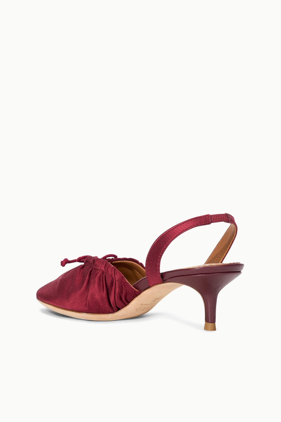 STAUD | Alba Ballet Slingback Oxblood