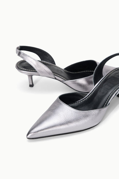 STAUD | Sebastian Slingback Pewter