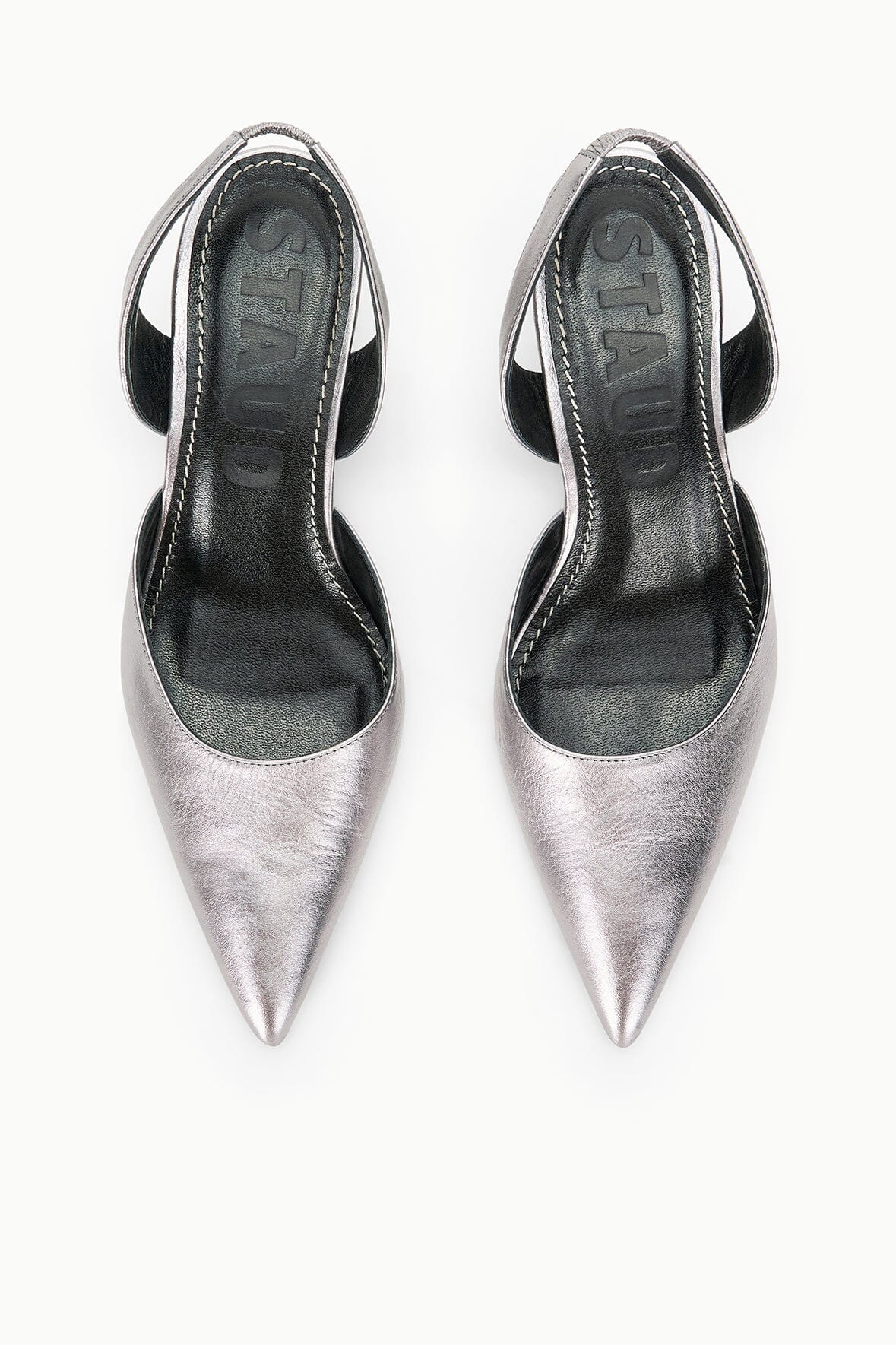STAUD | Sebastian Slingback Pewter