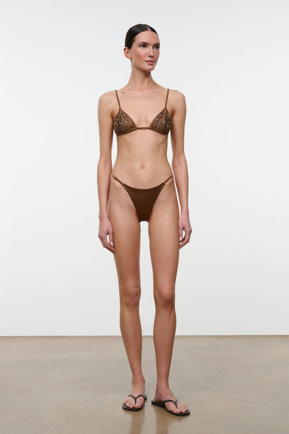 STAUD | Alexis Bikini Top Bronze