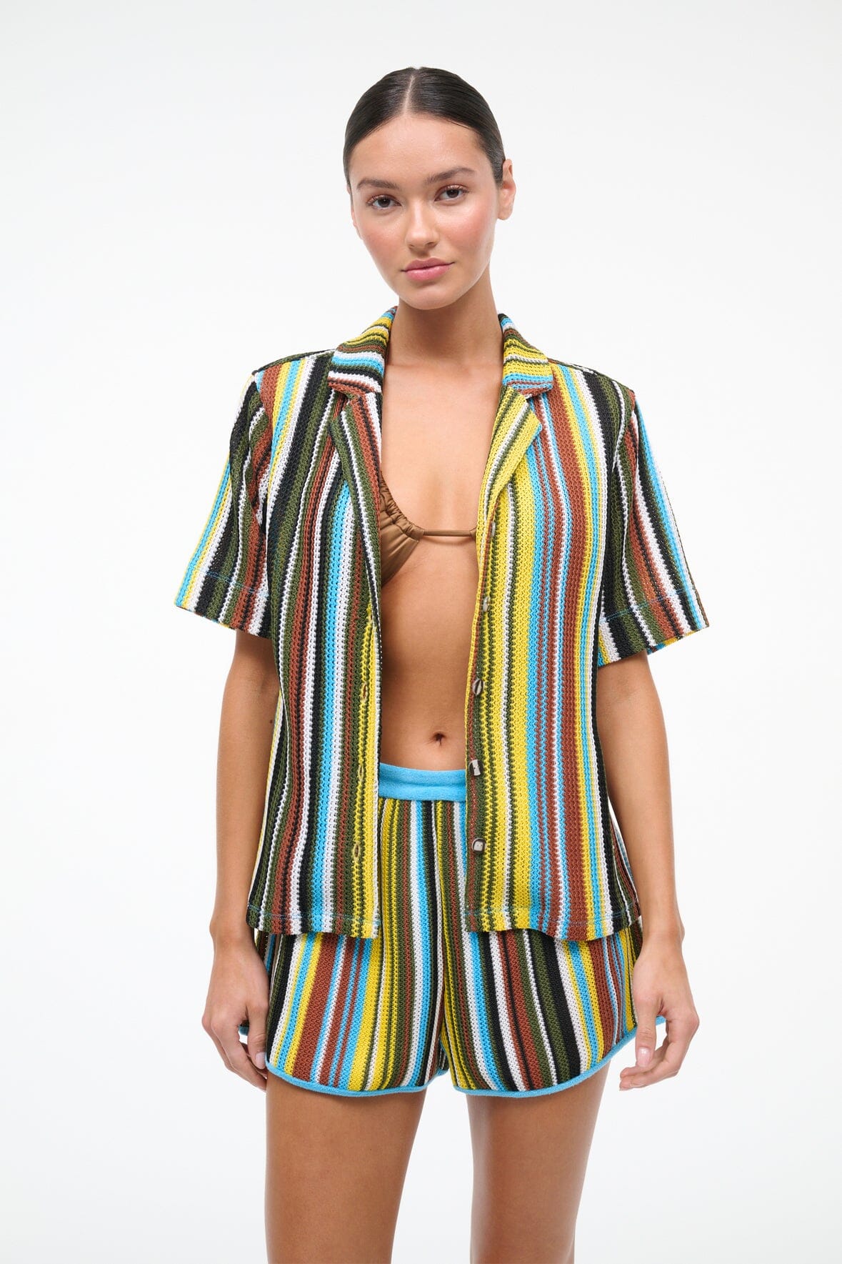 STAUD | Gabi Shirt Skate Stripe