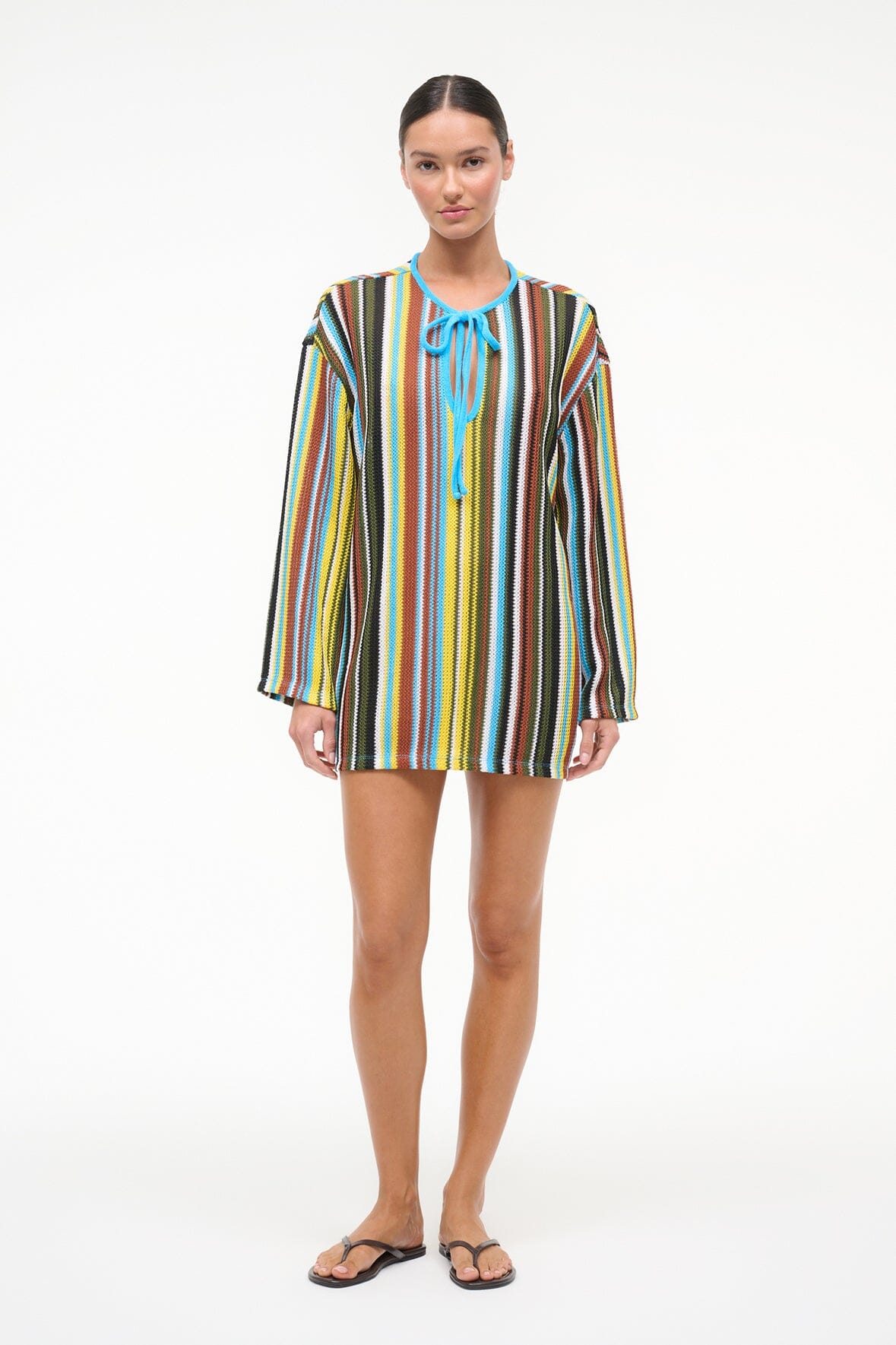 STAUD | Catalina Dress Skate Stripe