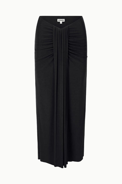 STAUD | Soraya Mesh Skirt Black