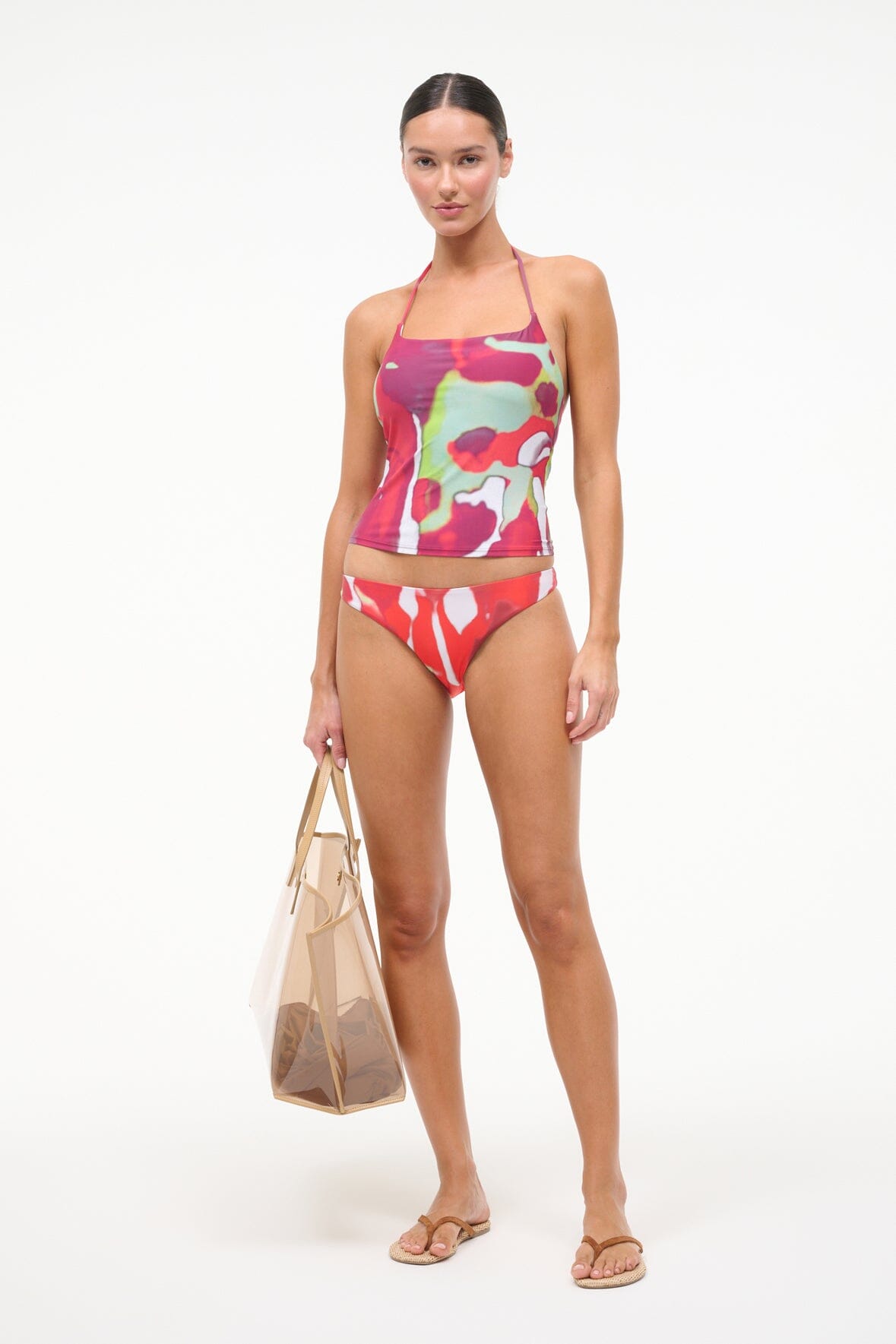 STAUD | Laird Tankini Top Red Zone