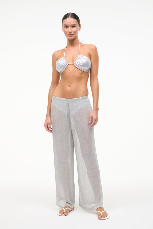 STAUD | Paradise Bikini Top Silver