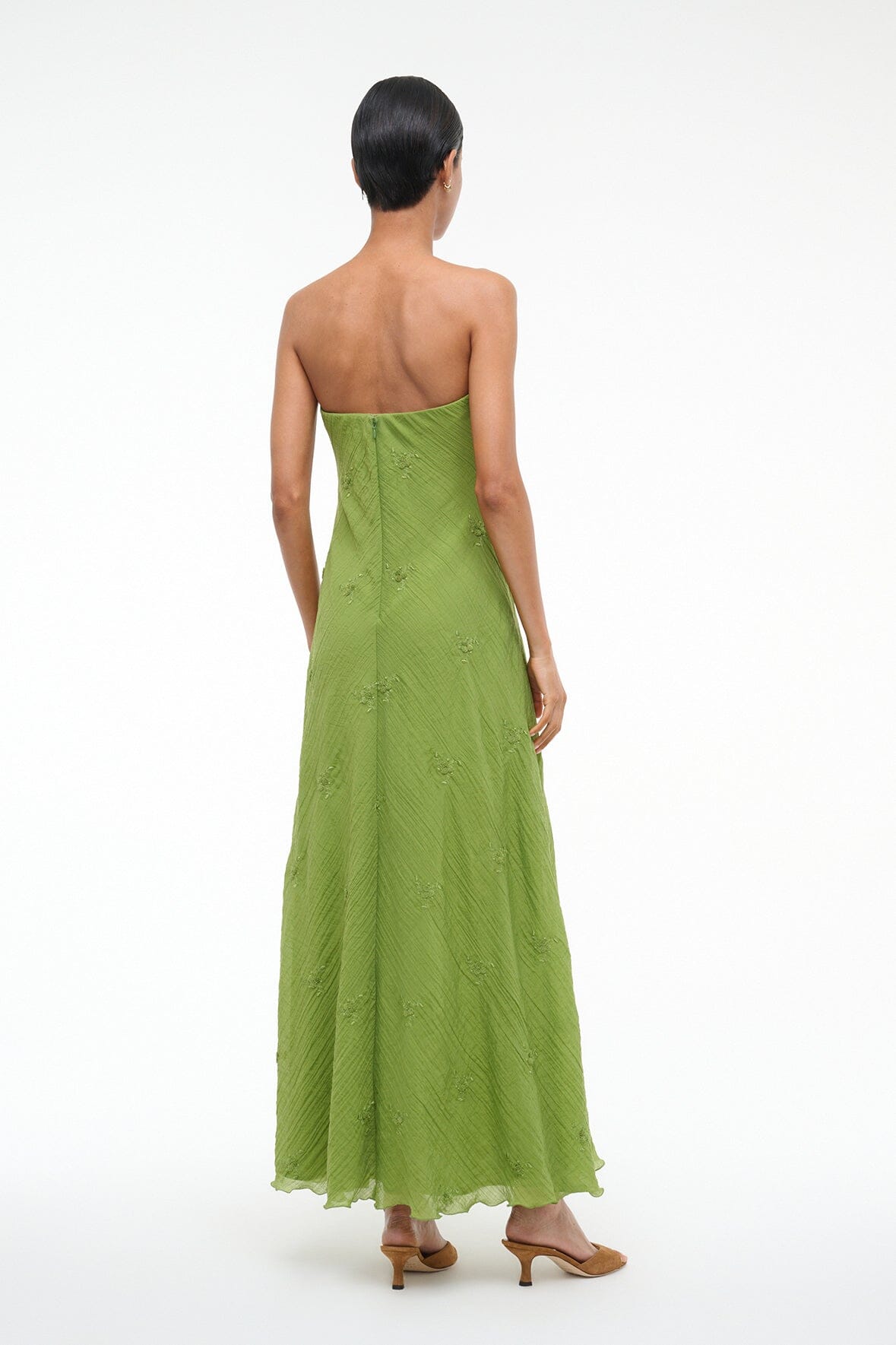 STAUD | Cassie Dress Garden Green