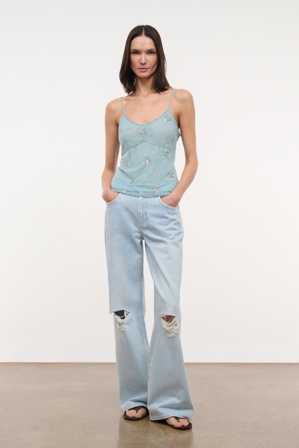 STAUD | Azzurra Top Lakeside