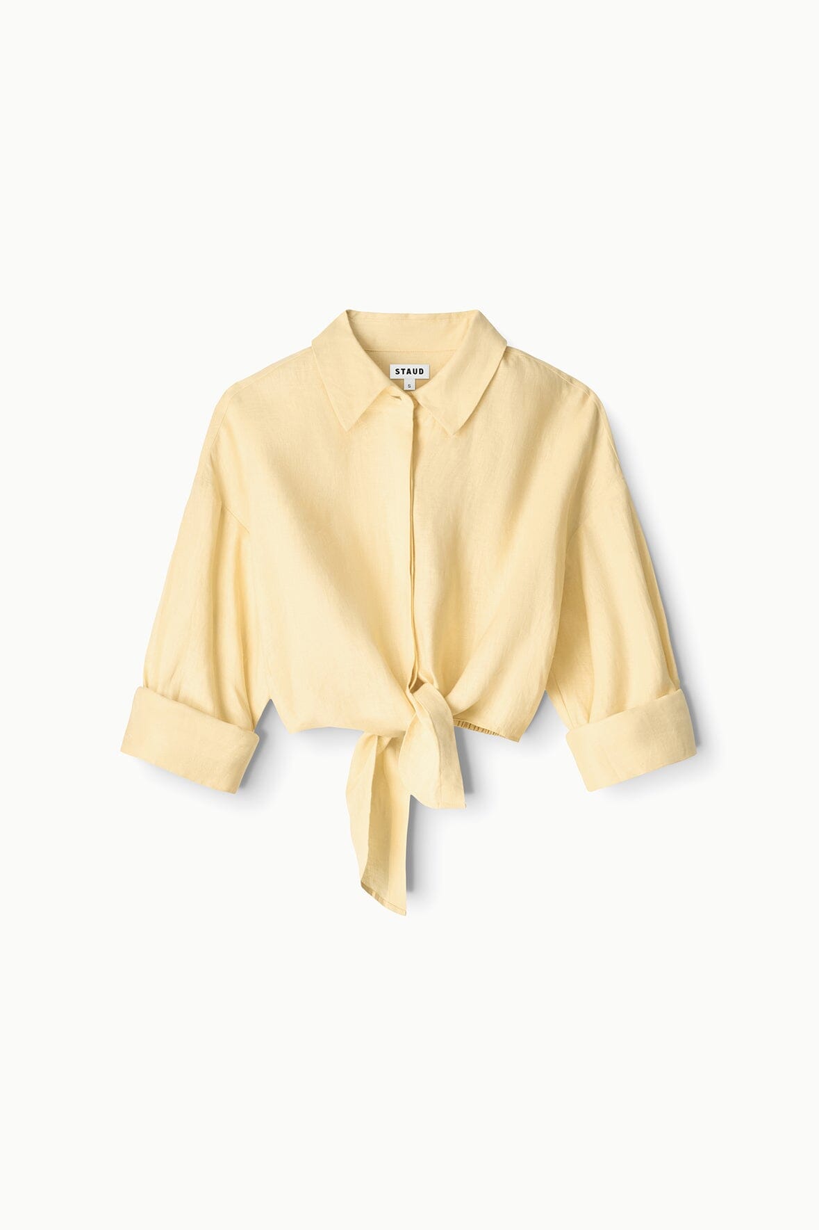 STAUD | Lisa Linen Top Butter