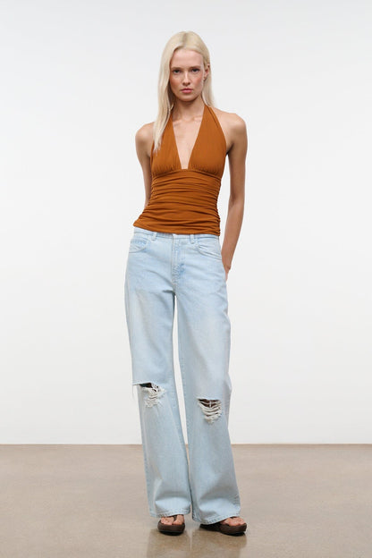 STAUD | Alessandra Top Cocoa Butter