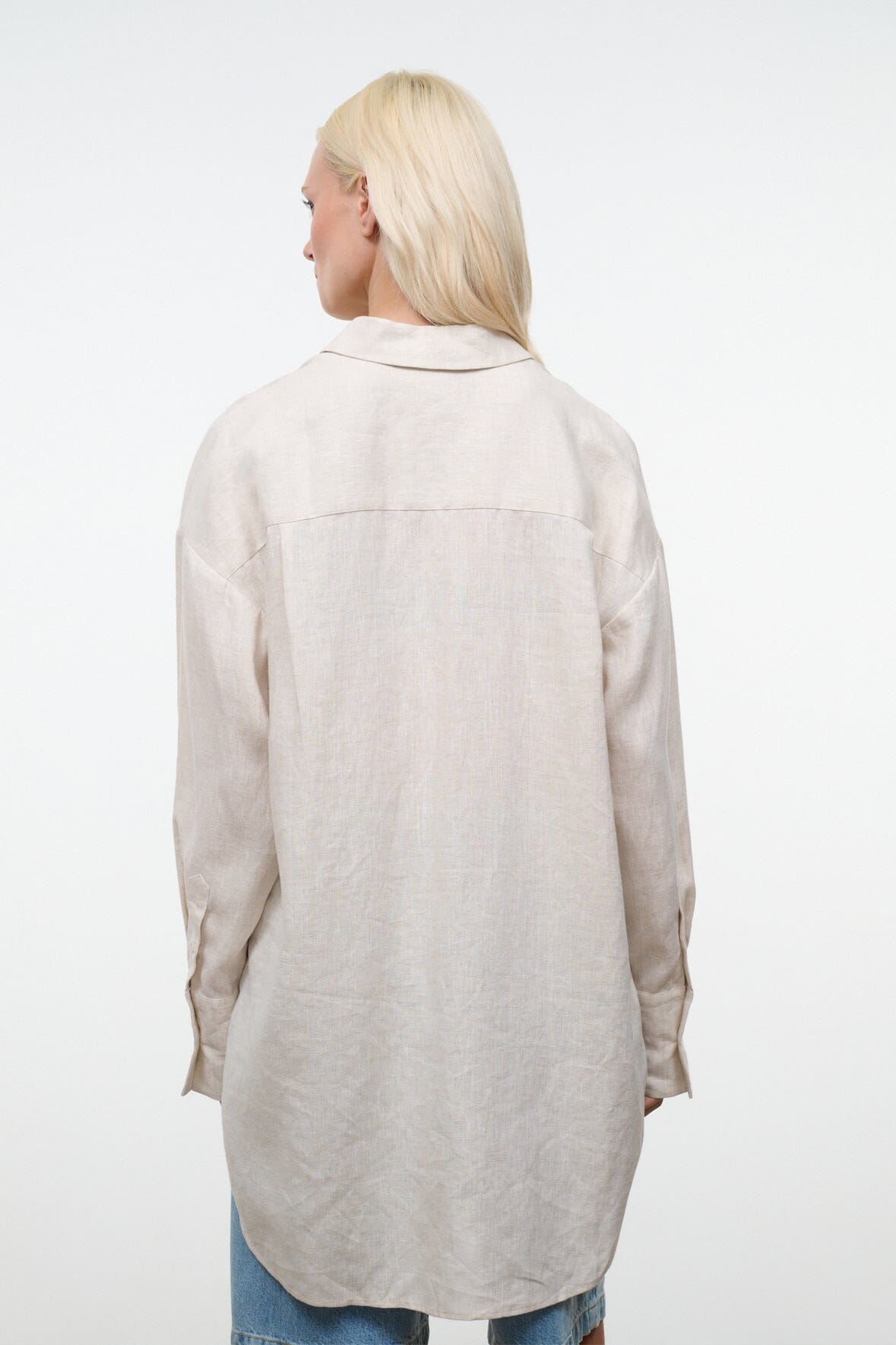 STAUD | Sandbar Linen Top Natural