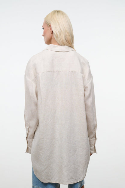 STAUD | Sandbar Linen Top Natural