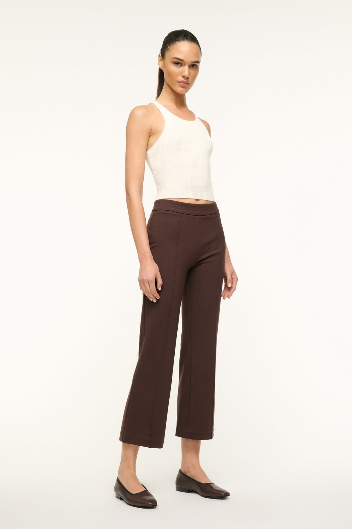 STAUD | Knack Pant Dark Chocolate