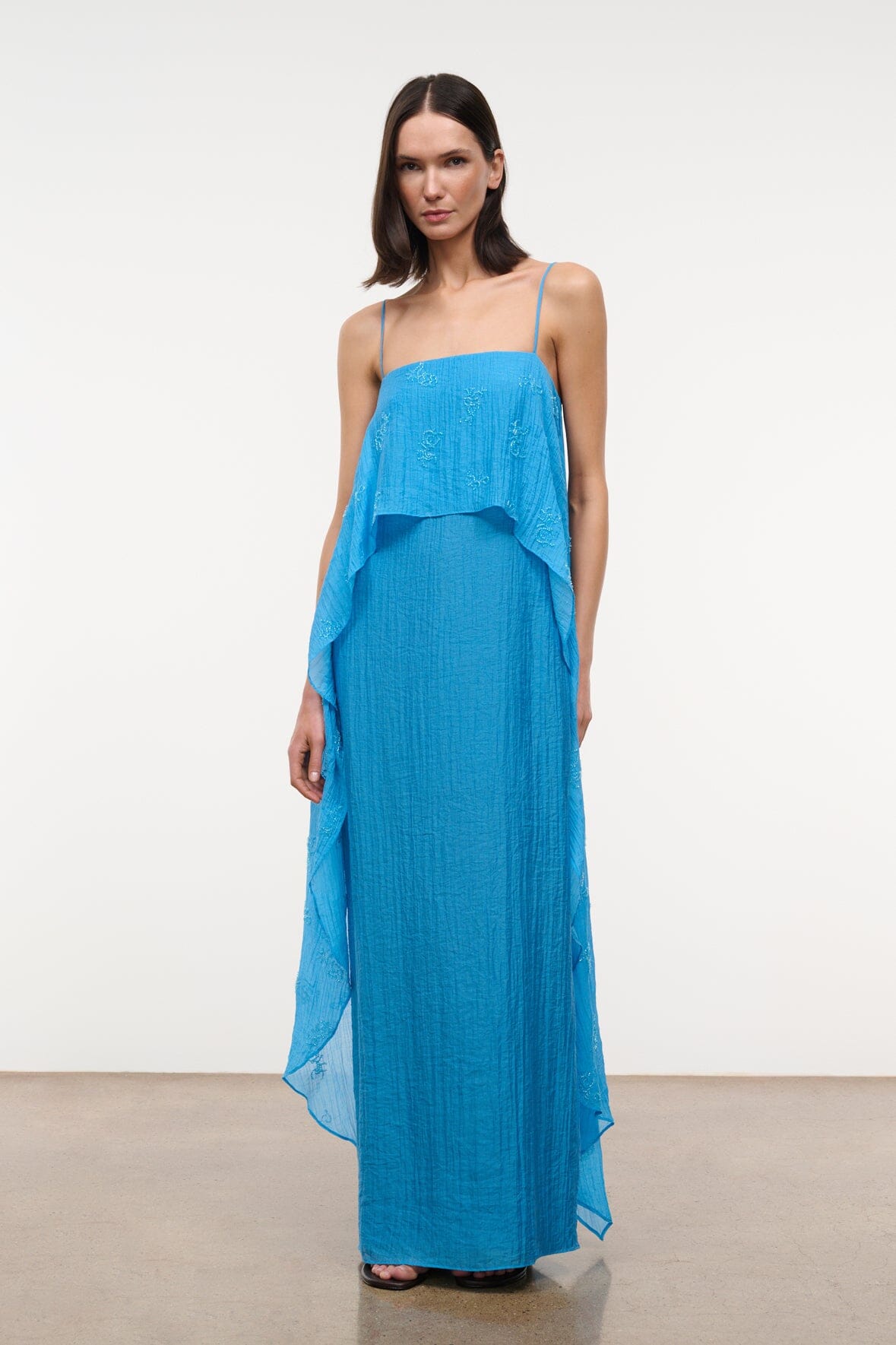 STAUD | Valencia Dress Pacific
