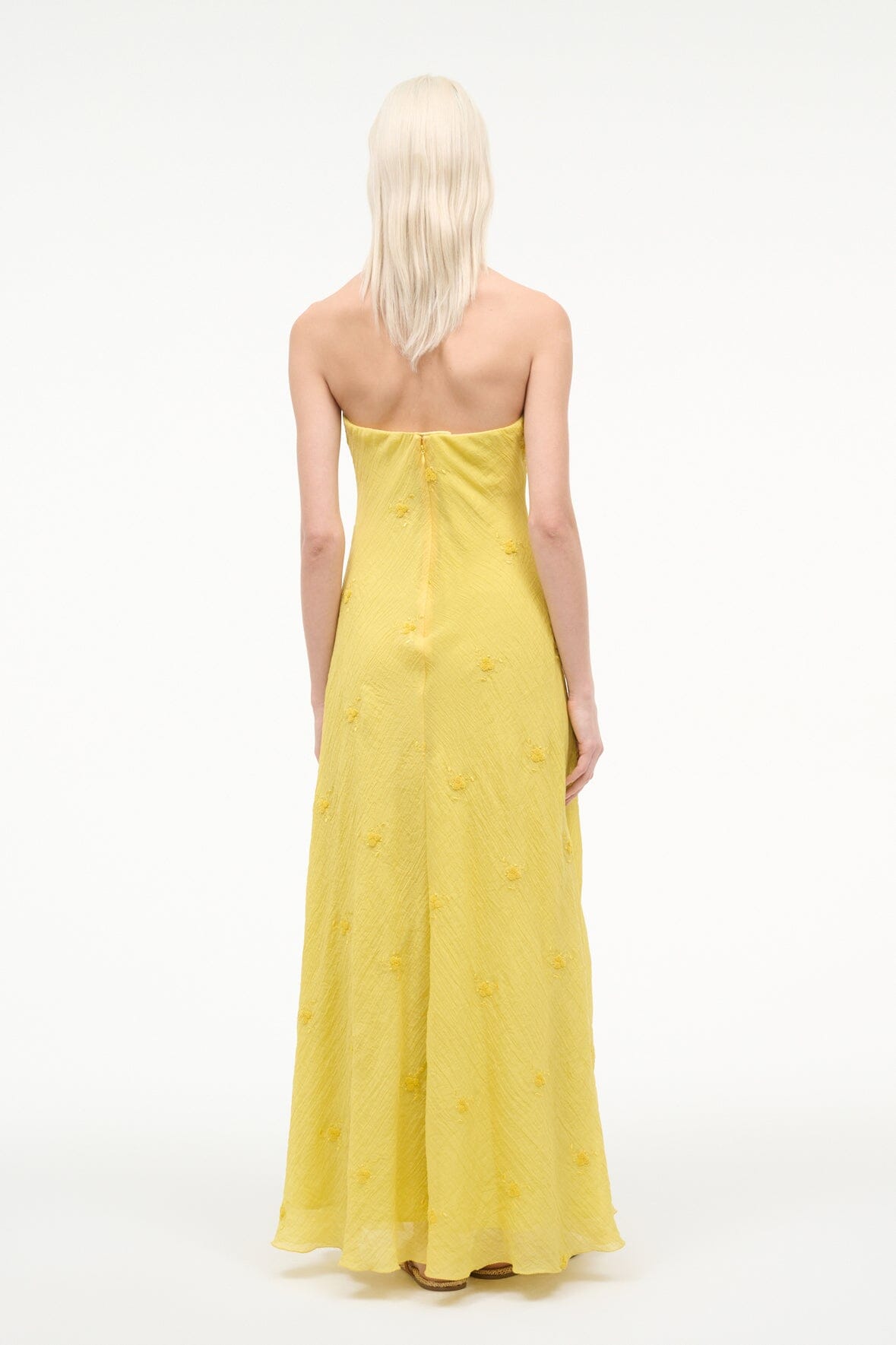 STAUD | Cassie Dress Lemon Custard