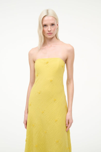 STAUD | Cassie Dress Lemon Custard