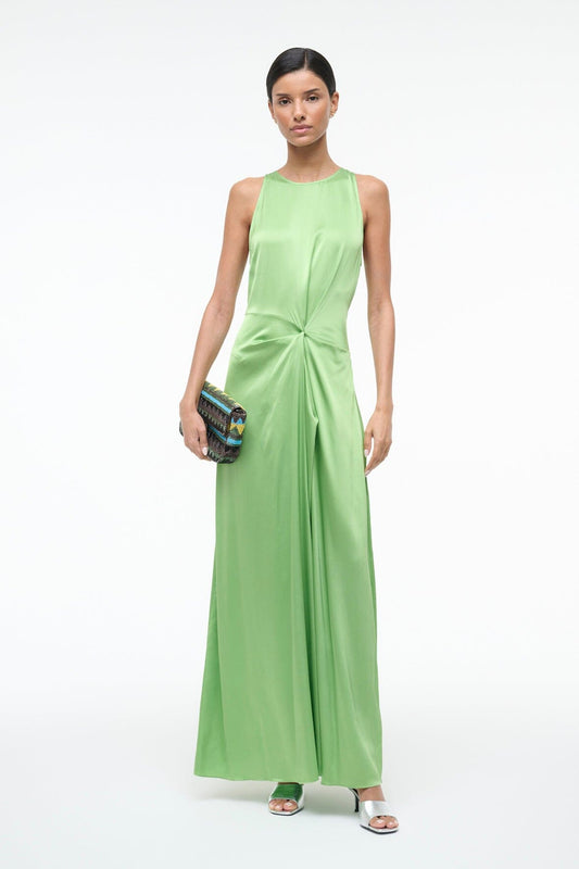 STAUD | Jaelyn Silk Dress Sprout