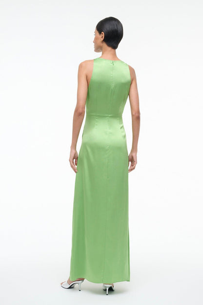 STAUD | Jaelyn Silk Dress Sprout