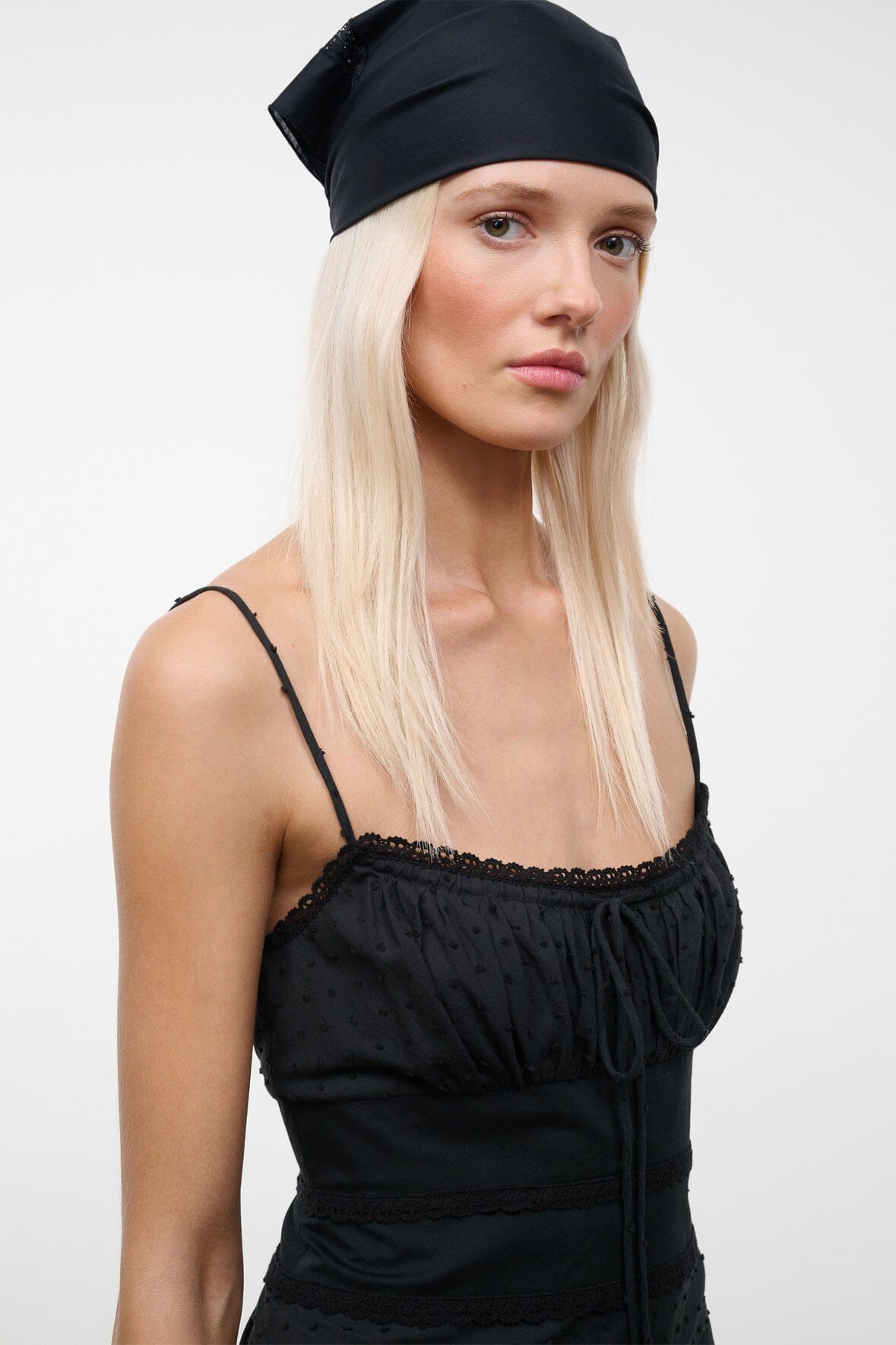 STAUD | Halie Mini Dress Black