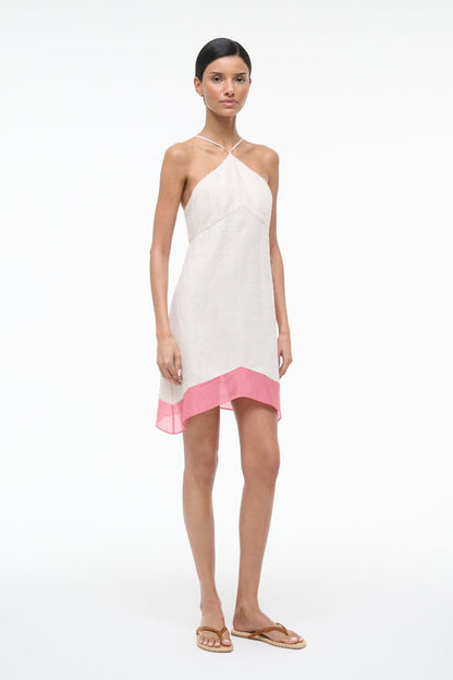 STAUD | Oro Linen Dress Blush Canyon