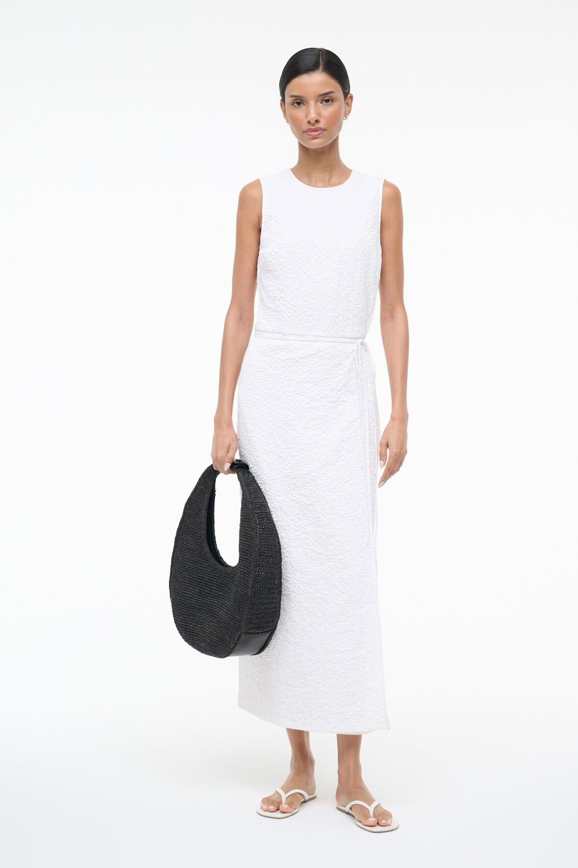 STAUD | Nema Dress White