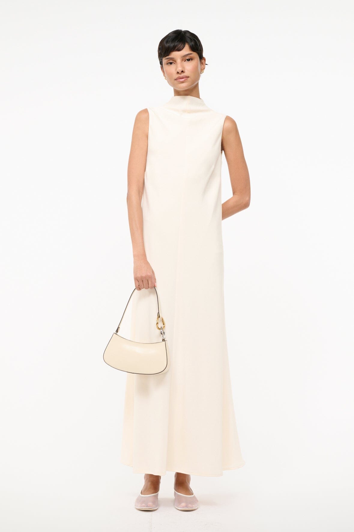 STAUD | Araya Dress Ivory