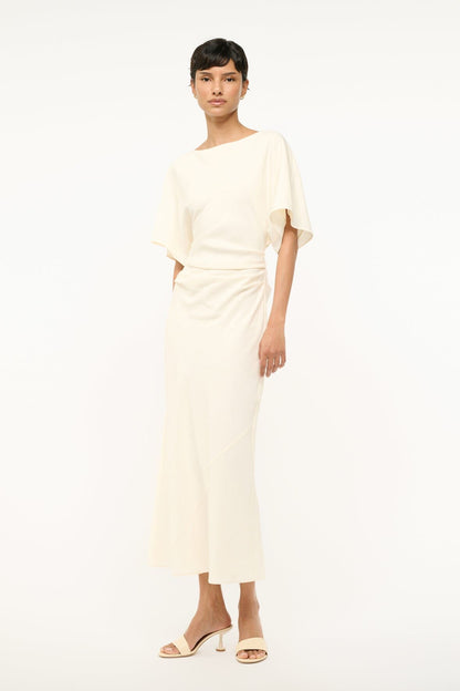 STAUD | Amelie Dress Ivory