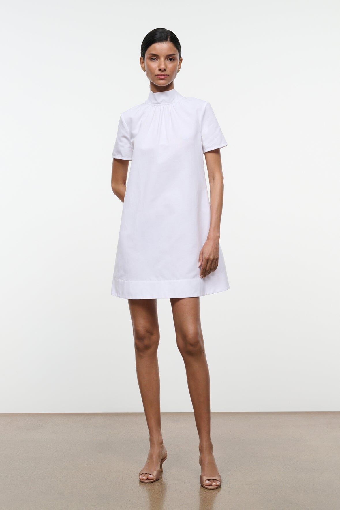 STAUD | Mini Ilana Dress White