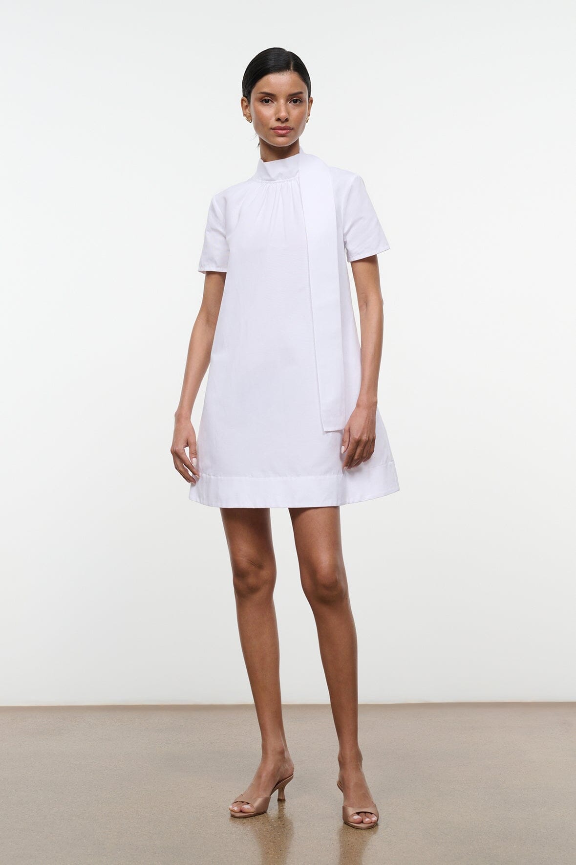 STAUD | Mini Ilana Dress White