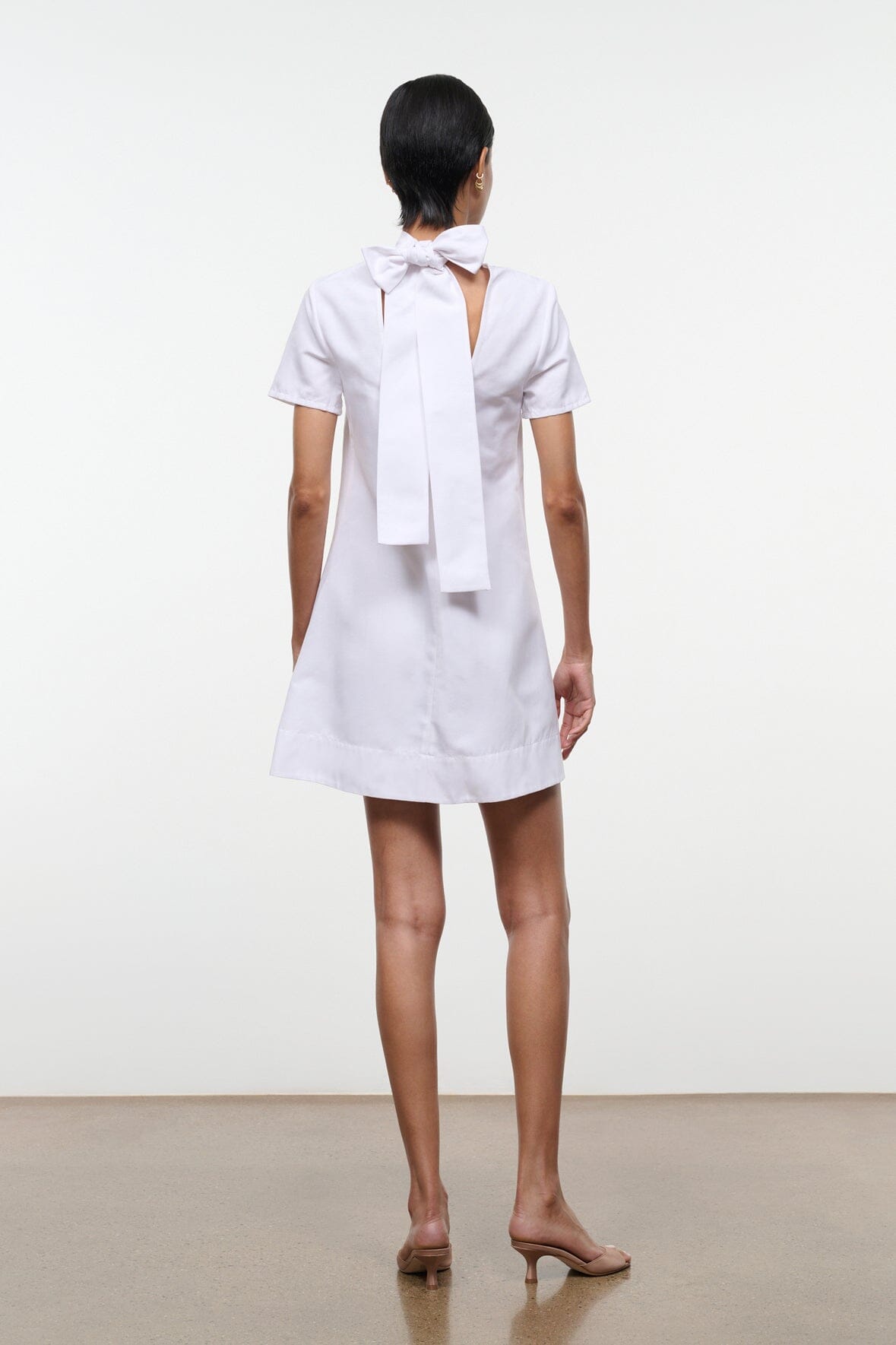 STAUD | Mini Ilana Dress White
