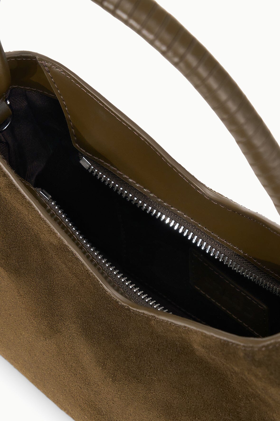 STAUD | Valerie Shoulder Bag Truffle Suede