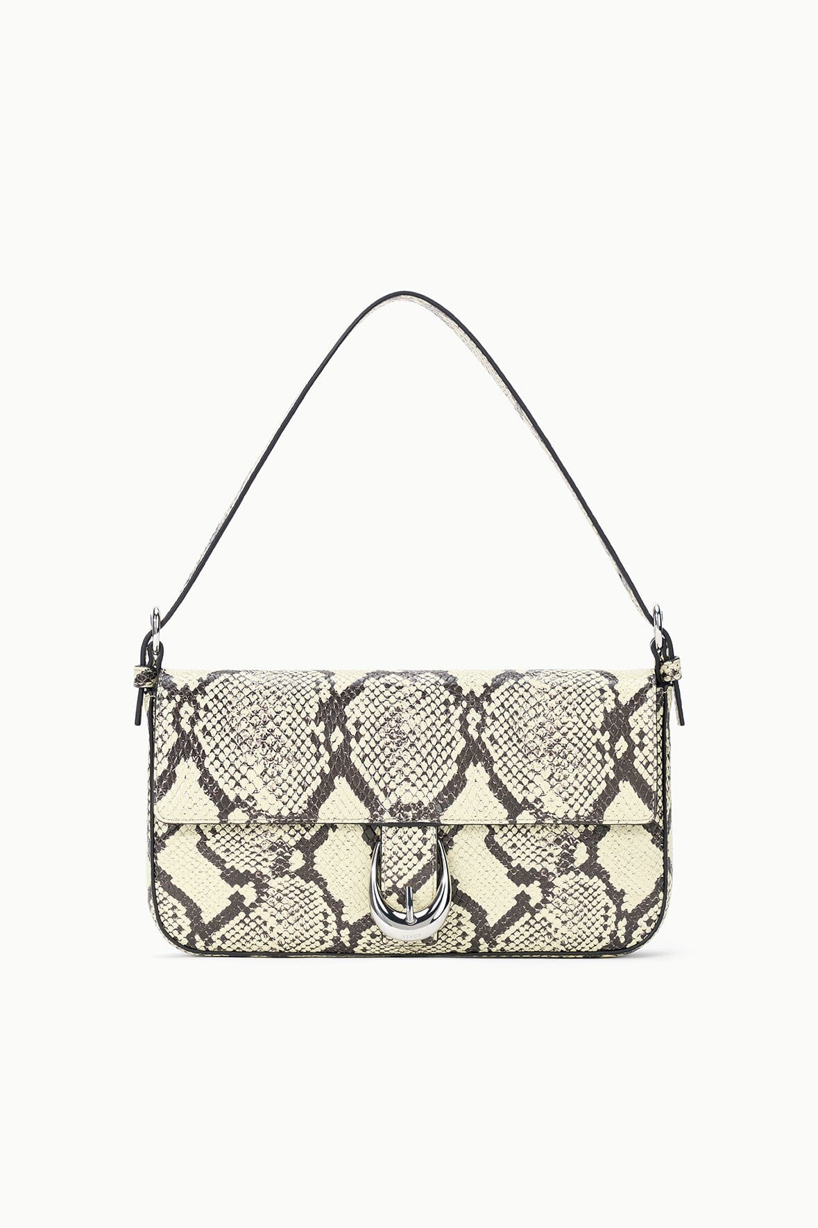 STAUD | Harlow Bag White Snake