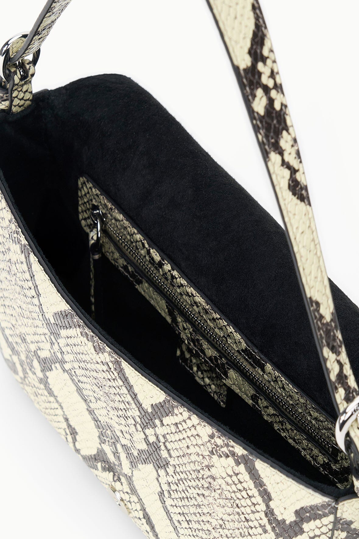 STAUD | Harlow Bag White Snake