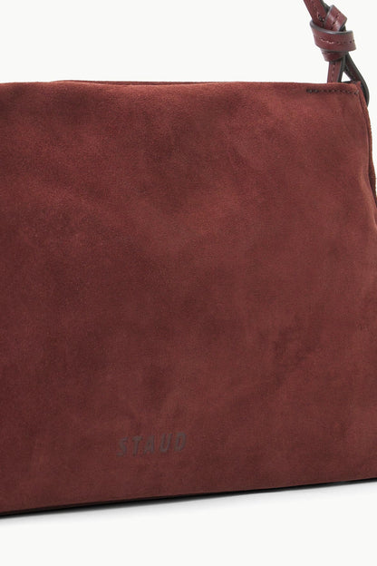 STAUD | Wally Shoulder Bag Mahogany