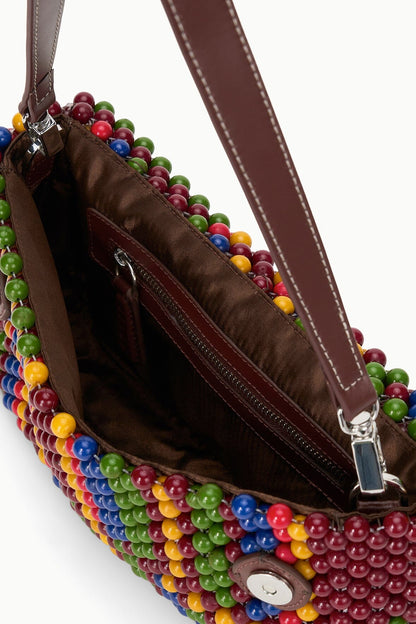 STAUD | Timmy Convertible Shoulder Bag Jungle Stripe