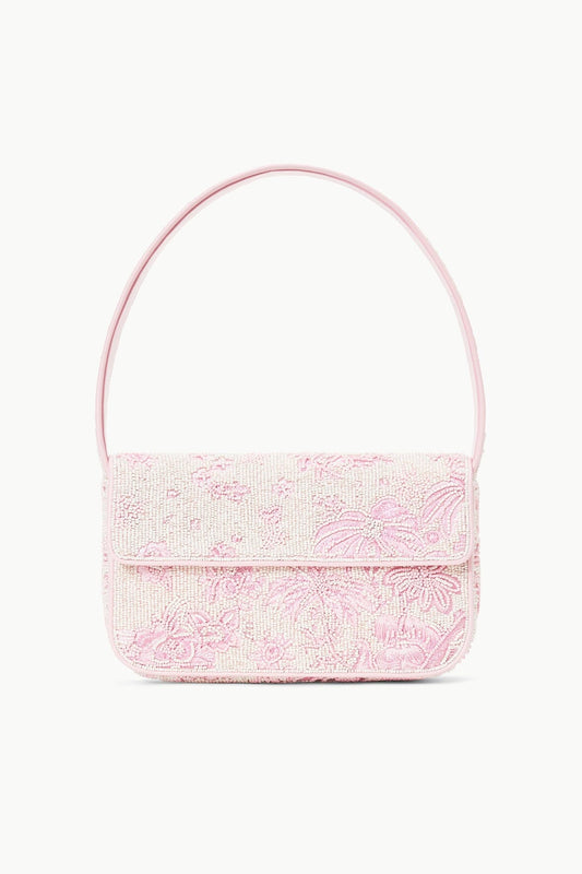 STAUD | Tommy Bag Ivory Cherry Blossom Toile