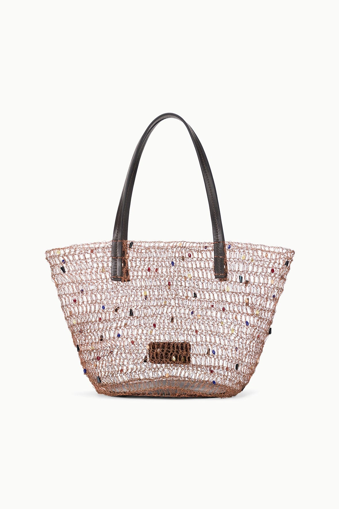 STAUD | Jewel Bucket Bag Multi Color Beads