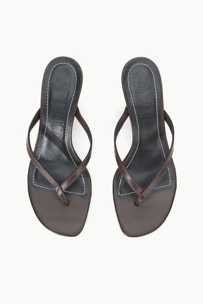 STAUD | Freja Thong Kitten Heel Espresso