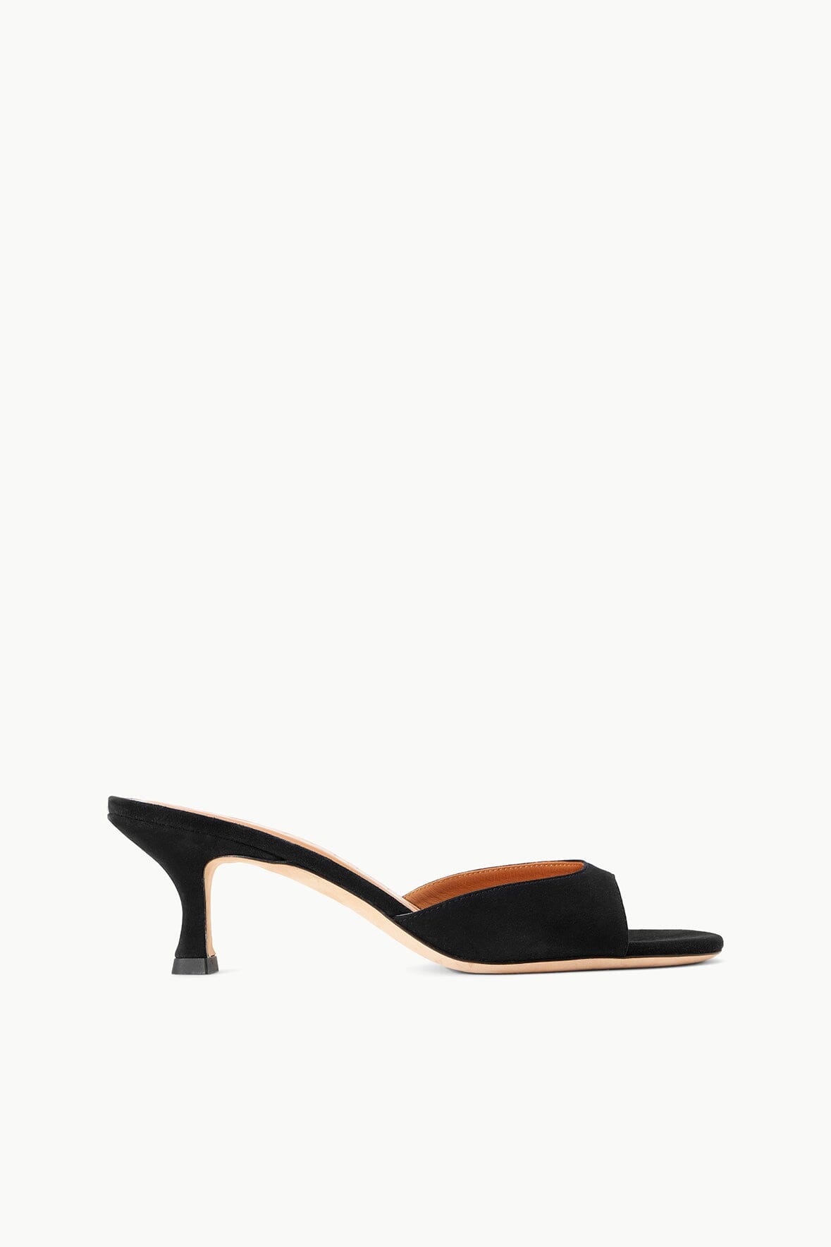 STAUD | Brigitte Suede Mule Black