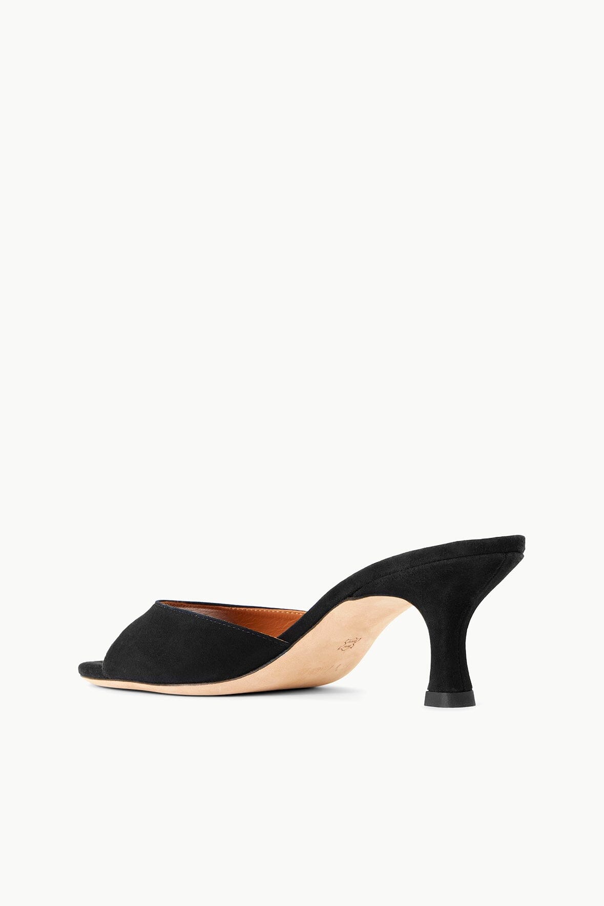 STAUD | Brigitte Suede Mule Black