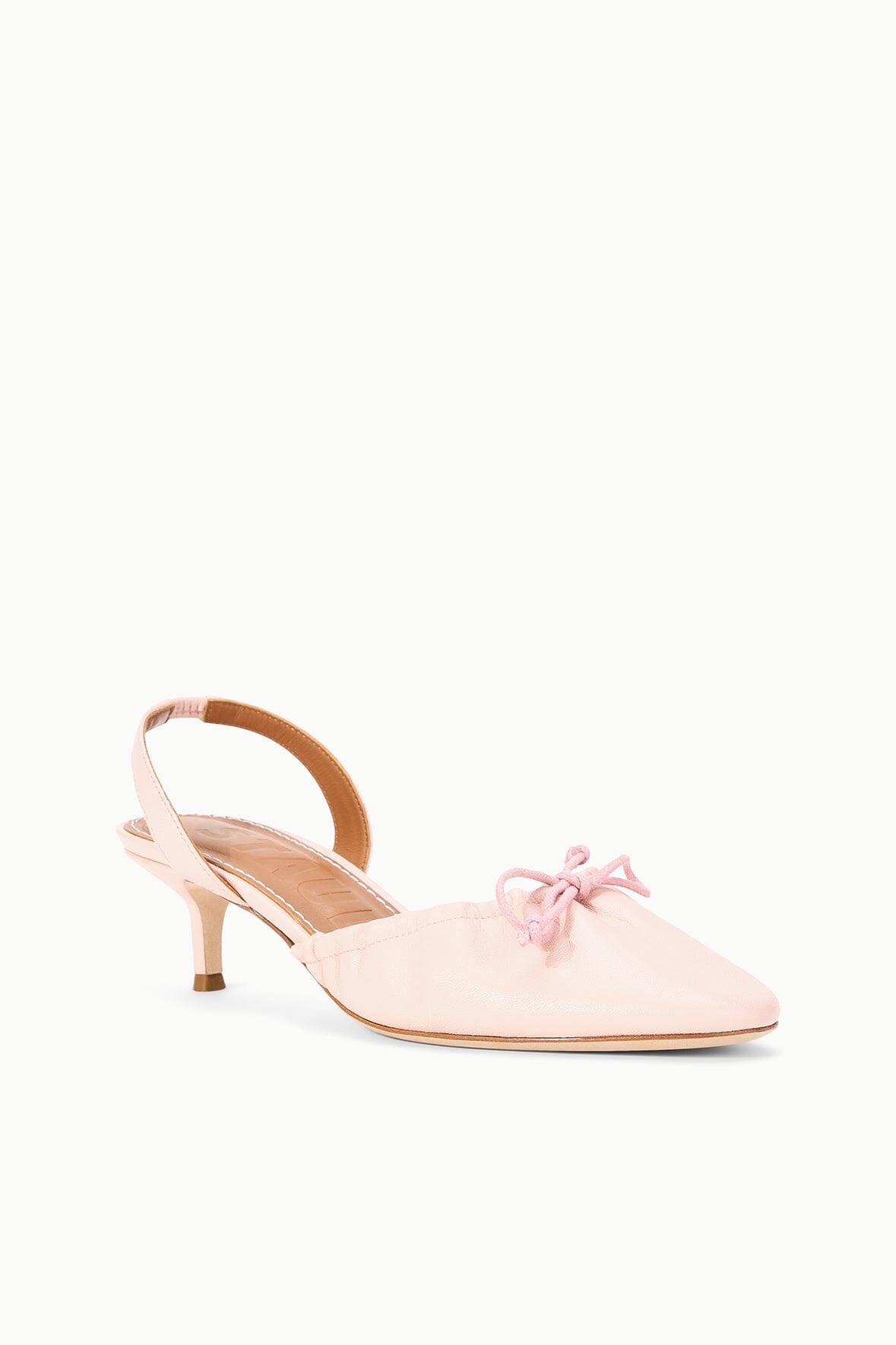 STAUD | Alba Ballet Slingback Cherry Blossom