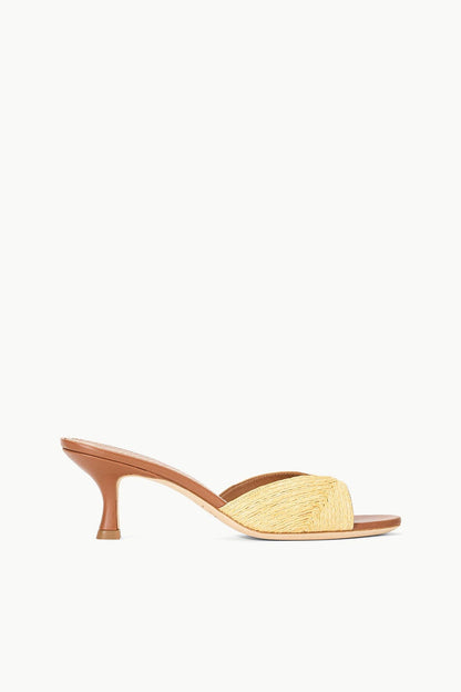 STAUD | Brigitte Mule Natural Raffia