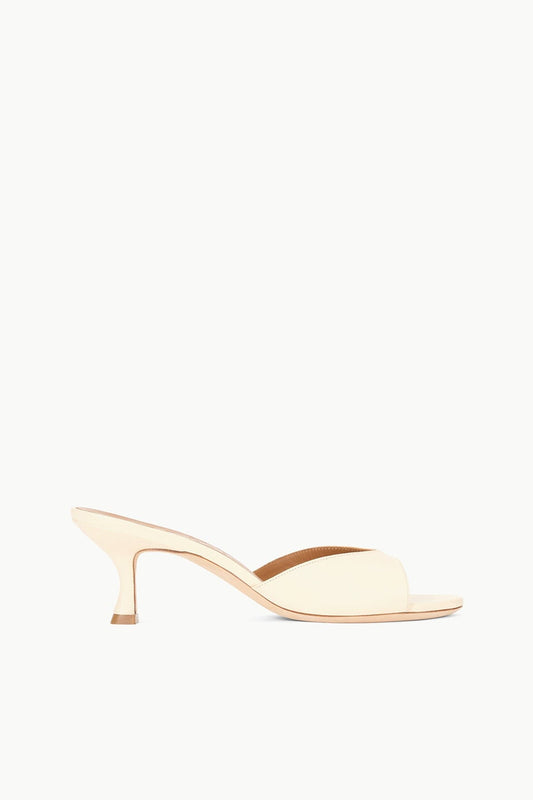 STAUD | Brigitte Leather Mule Cream
