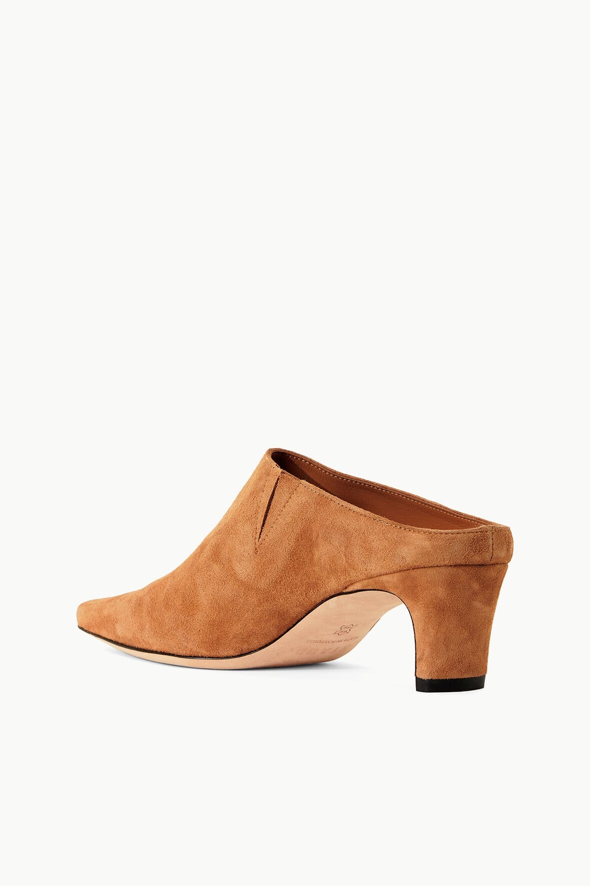 STAUD | Wally Mule Tan Suede